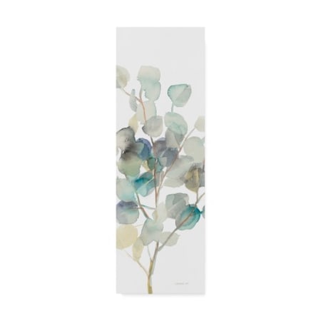 Danhui Nai 'Eucalyptus III White Crop' Canvas Art,6x19